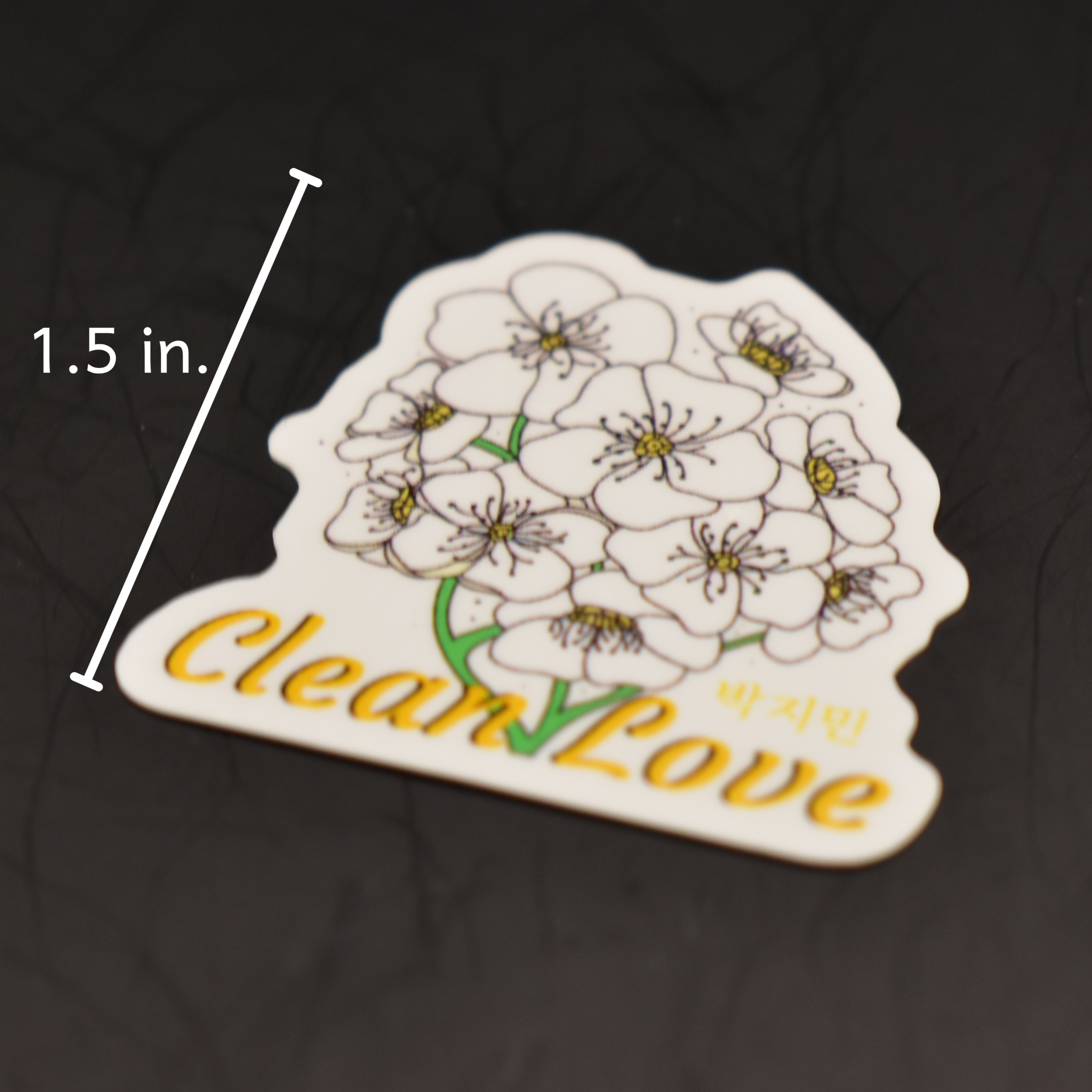 BTS Birth Flower Holographic Vinyl Stickers